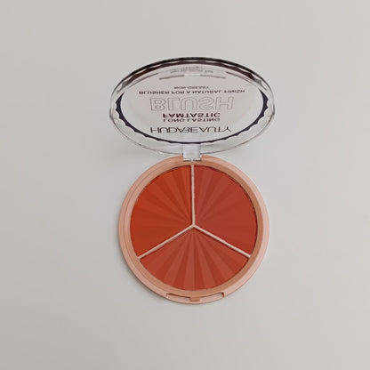 Huda Beauty Long Lasting Famtastic Blush – 3-in-1 Natural Finish