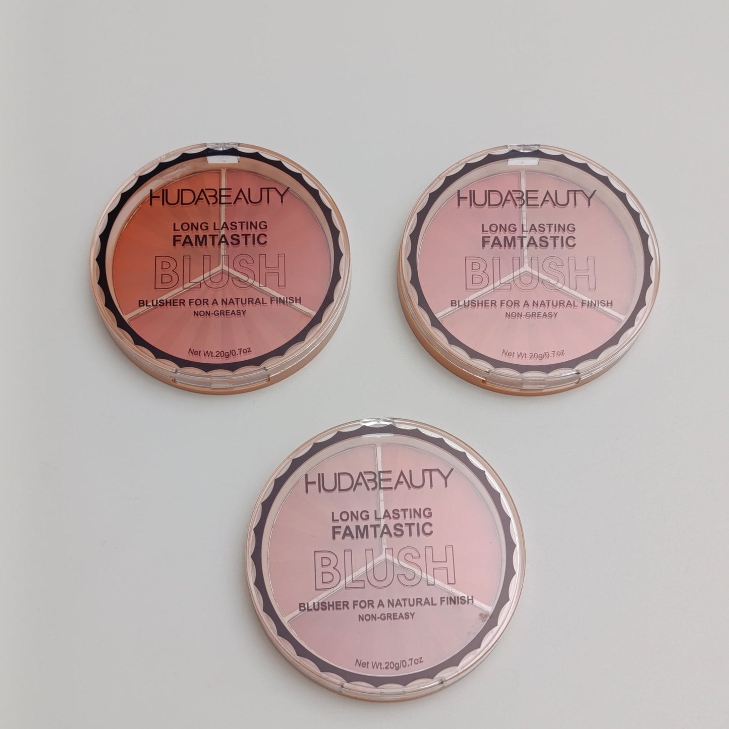 Huda Beauty Long Lasting Famtastic Blush – 3-in-1 Natural Finish