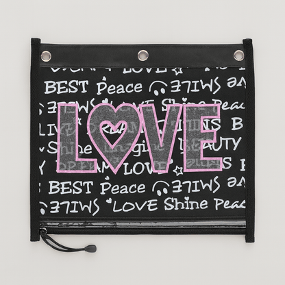 Jot 3 Ring Binder Pencil Pouch – Durable, Convenient, and Stylish Storage Pouch