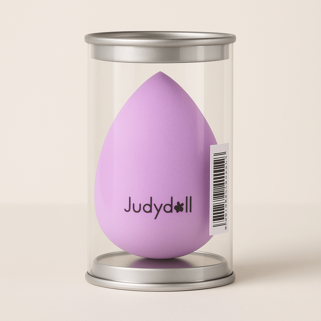 💜 JudyDoll Lavender Makeup Sponge – Soft & Flawless Blending | Cute Capsule Pack