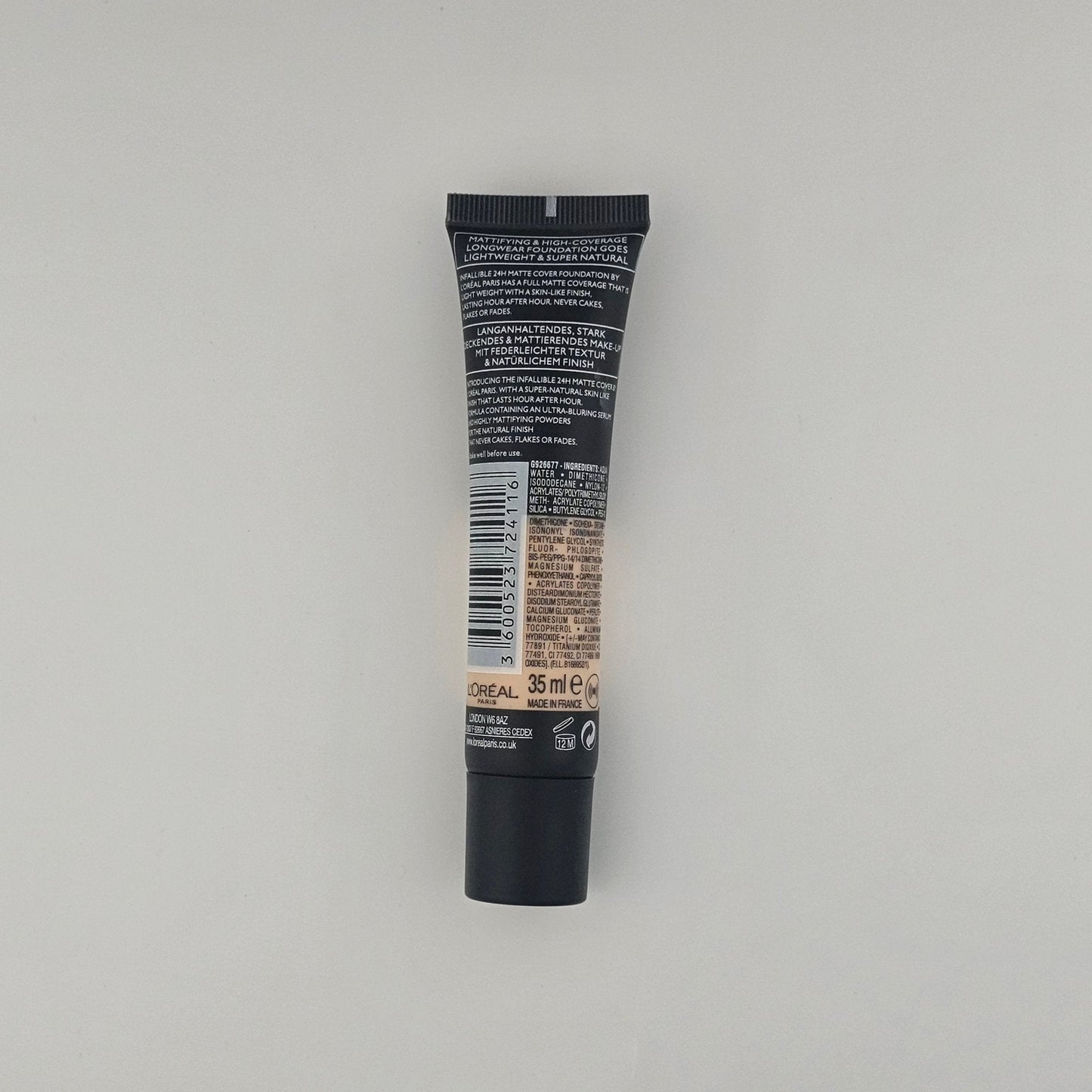 L'Oréal Paris Infallible 24H Matte Cover Foundation – Full Coverage, Long-Lasting