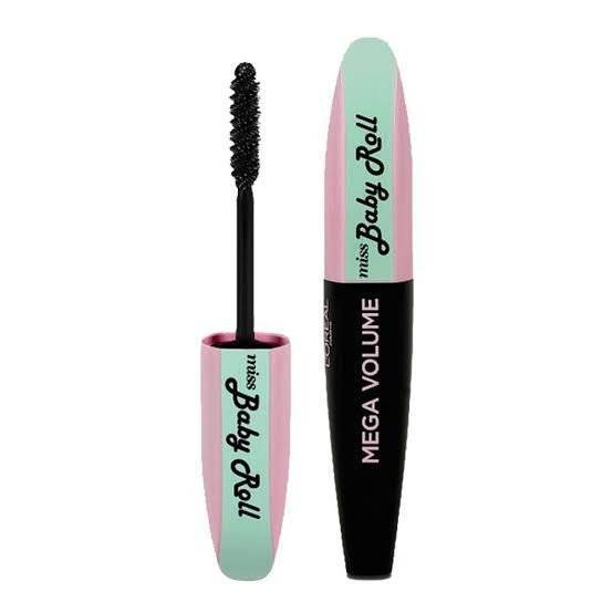L’Oreal Paris Mega Volume Miss Baby Roll Mascara - Voluminous, Curled Lashes