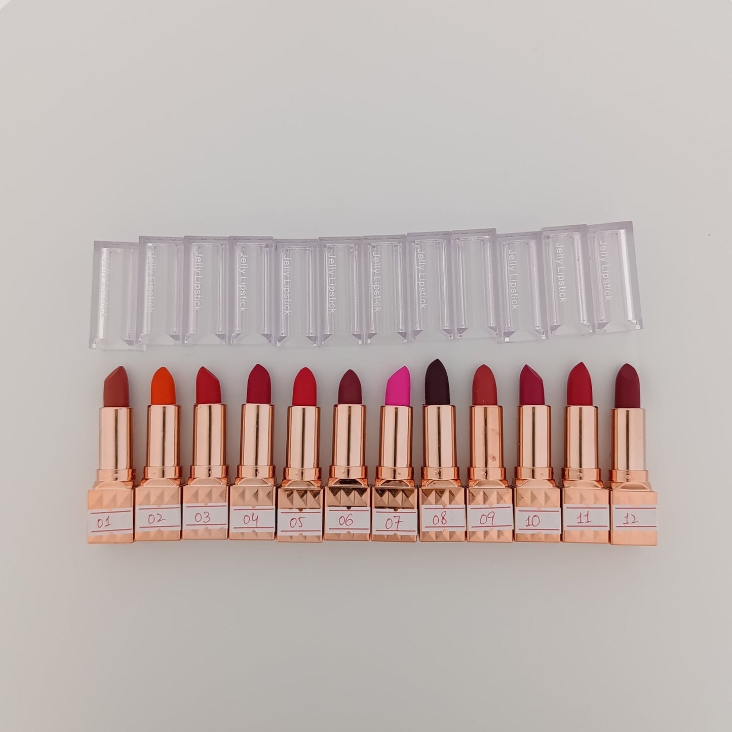Luxury Lipstick Gold – Long-Lasting, Bold & Beautiful 12-Shades | Lotshop.pk