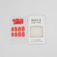 NAILS Do-It-Yourself 24 Pcs Natural, Delicate & Comfortable Nail Set