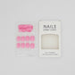 NAILS Do-It-Yourself 24 Pcs Natural, Delicate & Comfortable Nail Set