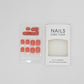 NAILS Do-It-Yourself 24 Pcs Natural, Delicate & Comfortable Nail Set