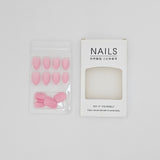 NAILS Do-It-Yourself 24 Pcs Natural, Delicate & Comfortable Nail Set