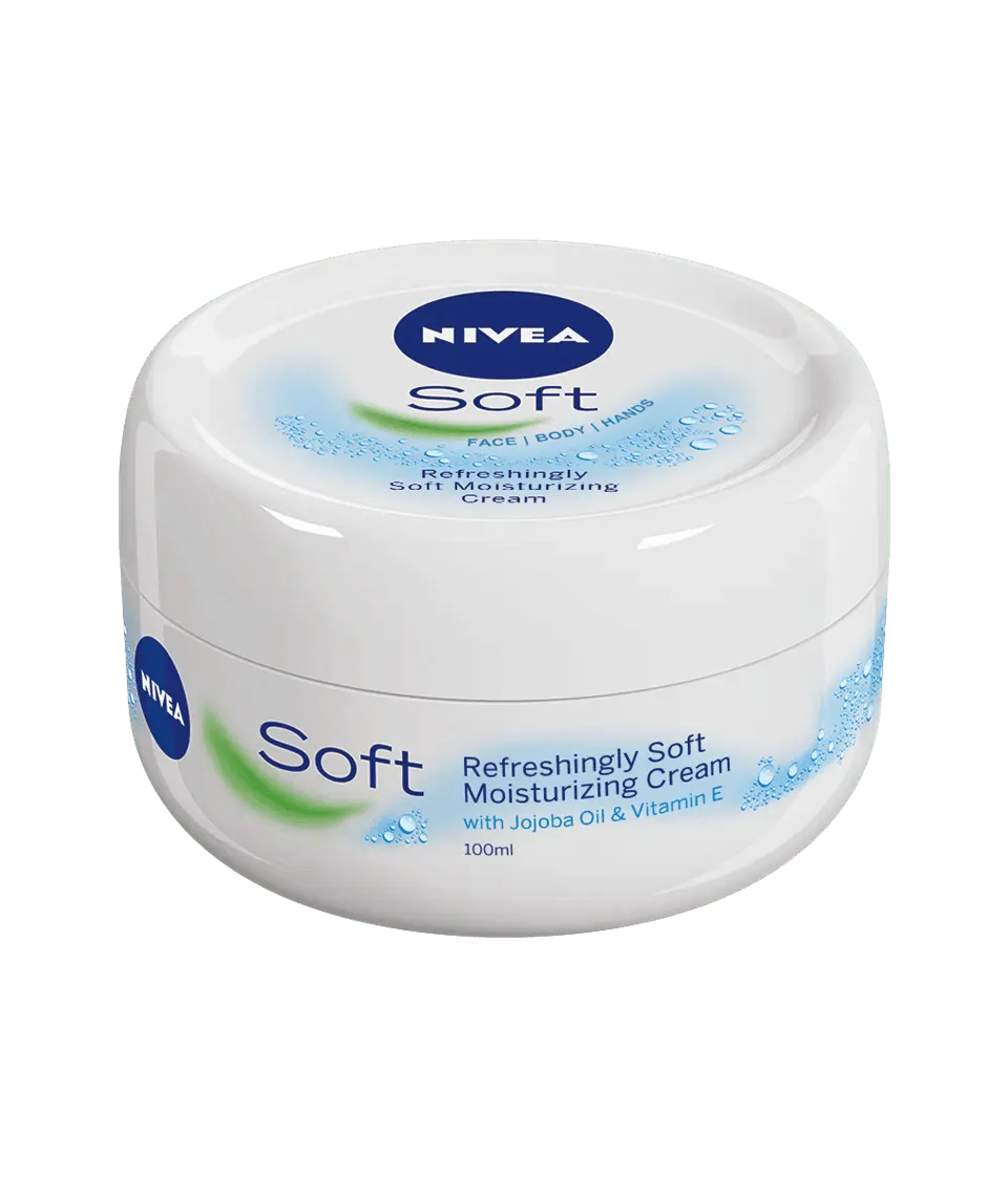NIVEA Soft Moisturizing Cream – All-in-One Hydration for Face, Body & Hands