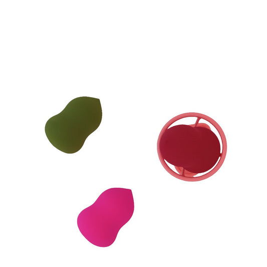 🌟 Pheaya Beauty Makeup Sponge Set – 3 Foundation Puffs with Holder 💄✨