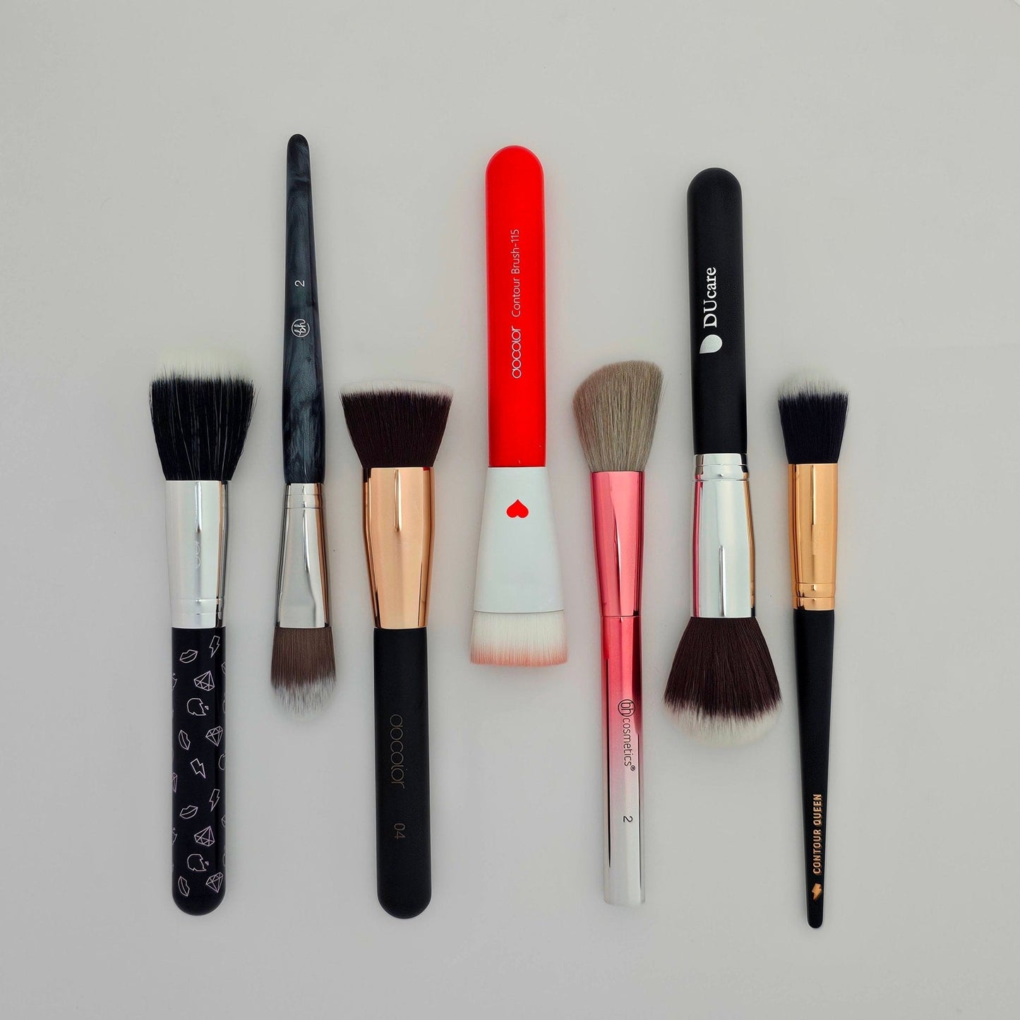 Premium Branded 7-Piece Face Makeup Brushes Set