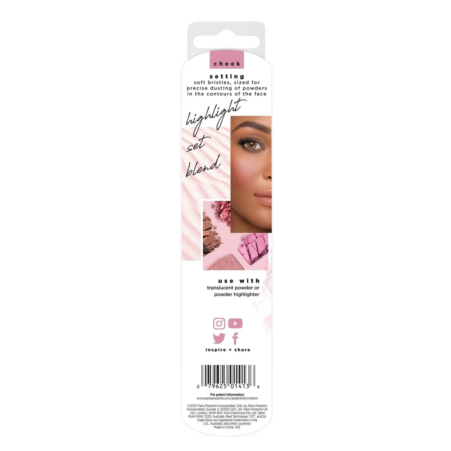 Real Techniques RT 402 Setting Brush – Precision Powder &  Highlight Brush