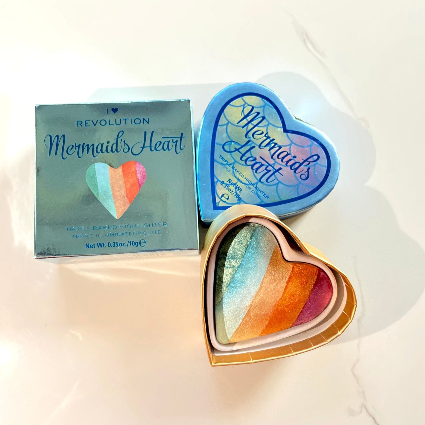 Revolution Mermaid & Dragon Heart Highlighter - Enchanting Glow