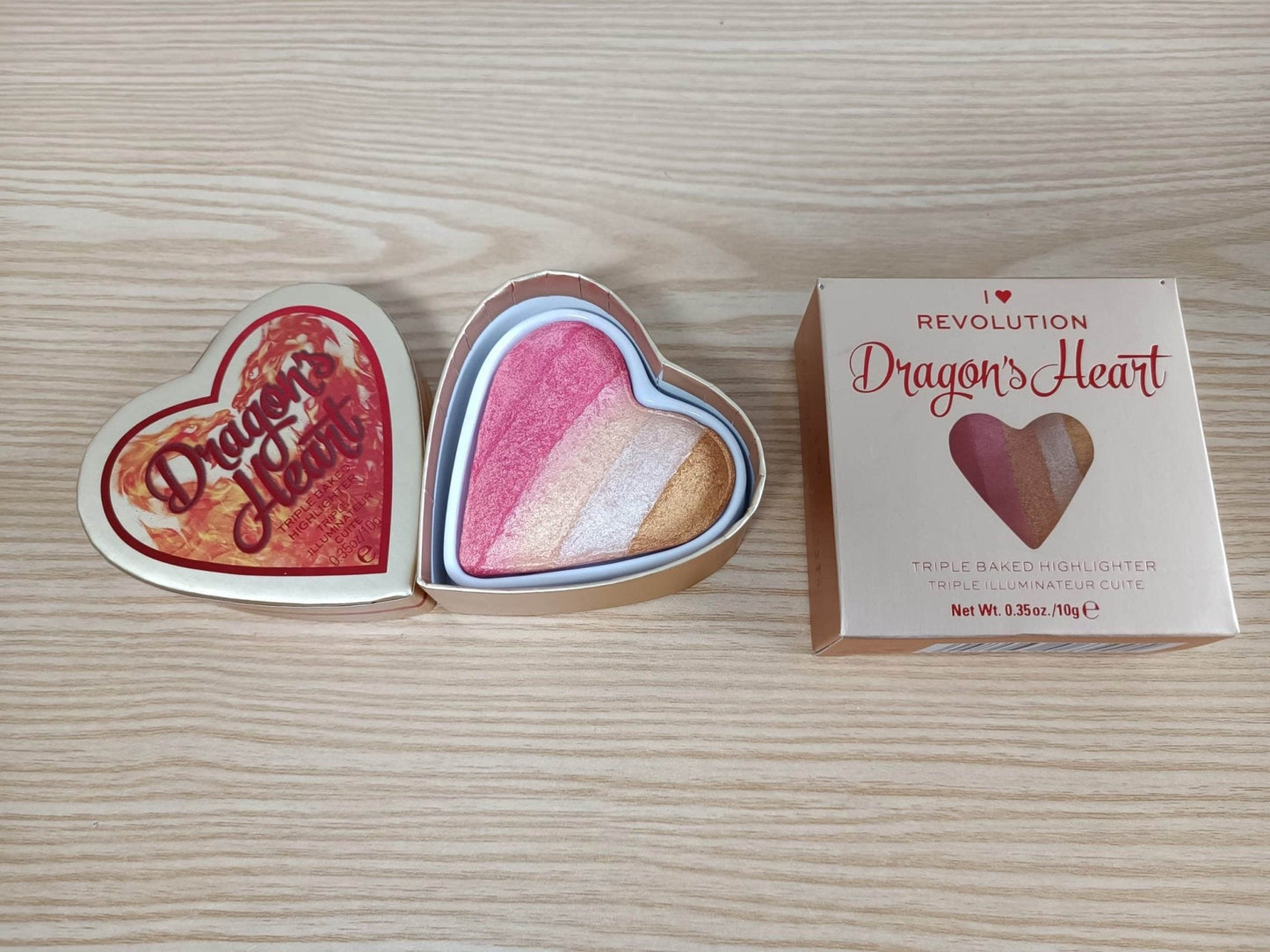 Revolution Mermaid & Dragon Heart Highlighter - Enchanting Glow