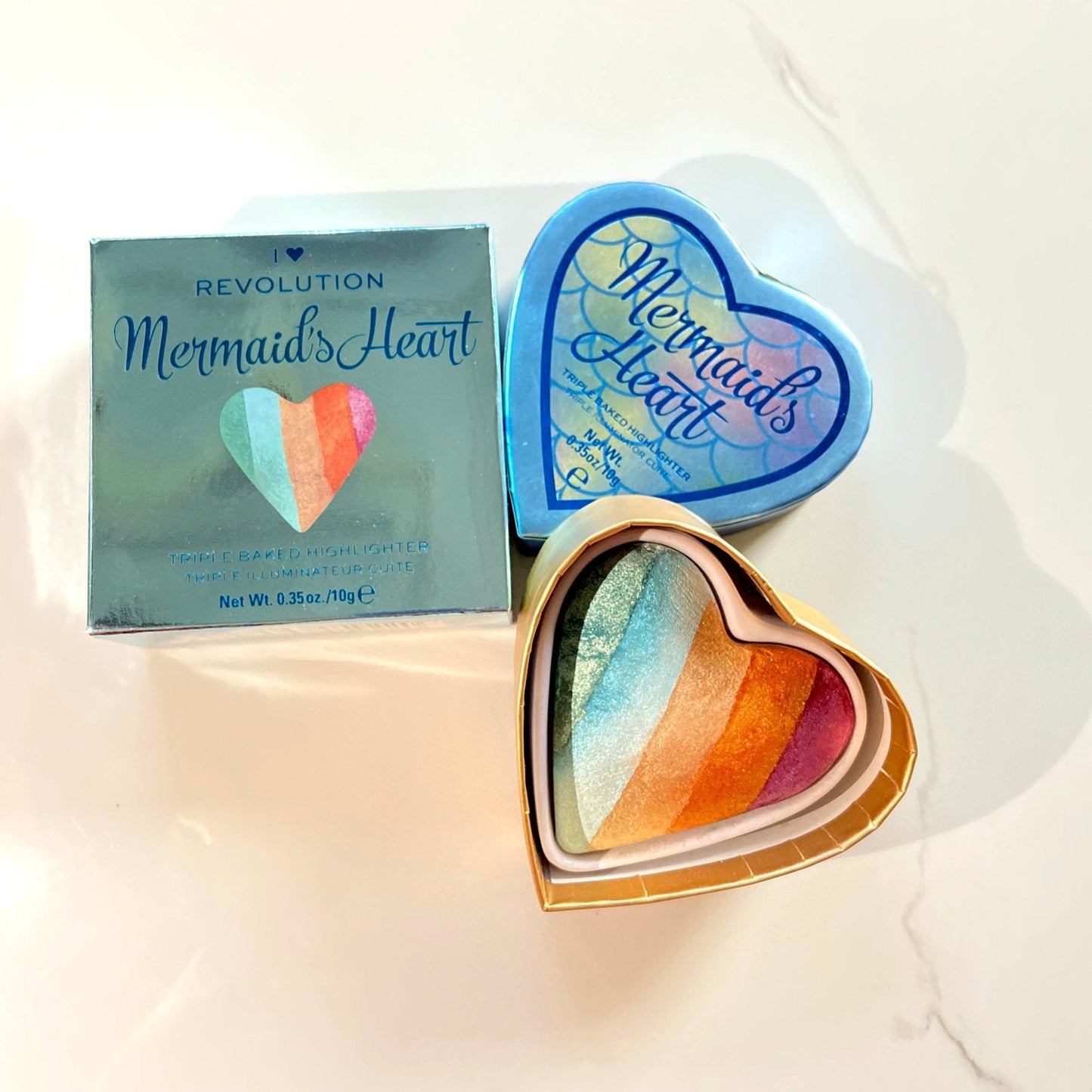 Revolution Mermaid & Dragon Heart Highlighter - Enchanting Glow
