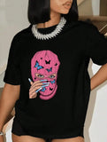 "Effortlessly Cool: Oversized Streetwear Tees for Trendsetting Girls"