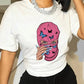 "Effortlessly Cool: Oversized Streetwear Tees for Trendsetting Girls"