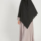Single Layer Khimar - Black
