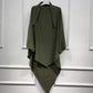 Single Layer Khimar - Green