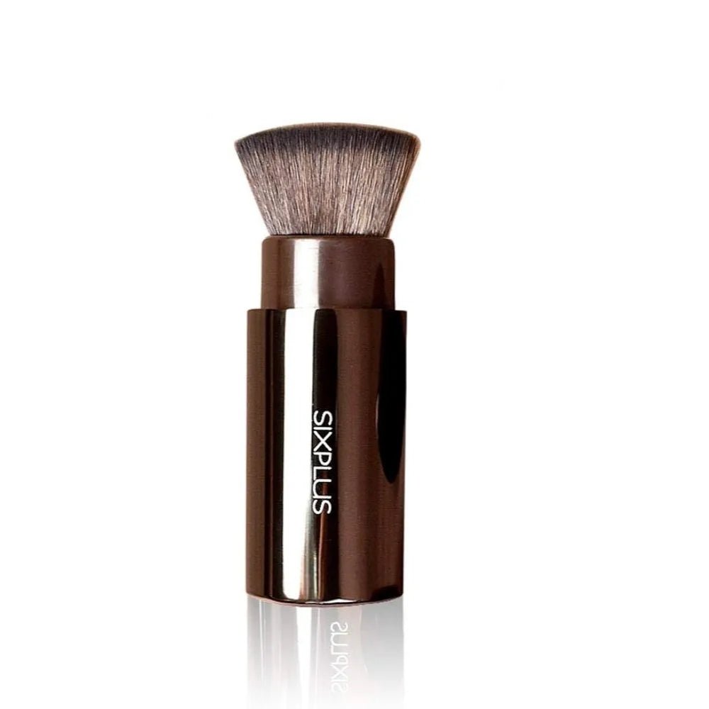 SIXPLUS Portable Retractable Powder, Blush & Foundation Brushes