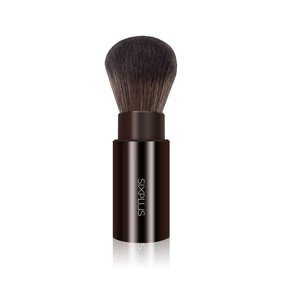 SIXPLUS Portable Retractable Powder, Blush & Foundation Brushes