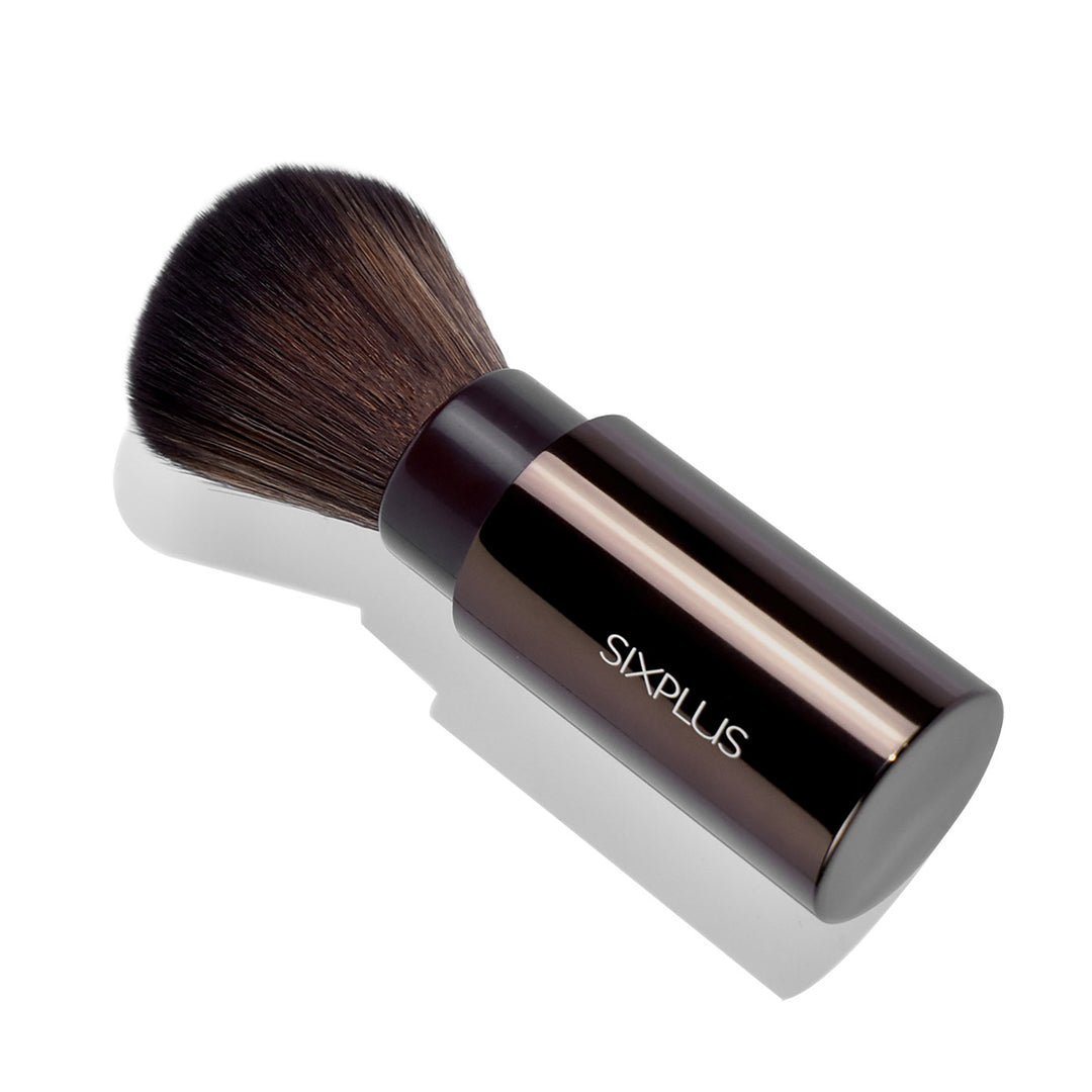 SIXPLUS Portable Retractable Powder, Blush & Foundation Brushes