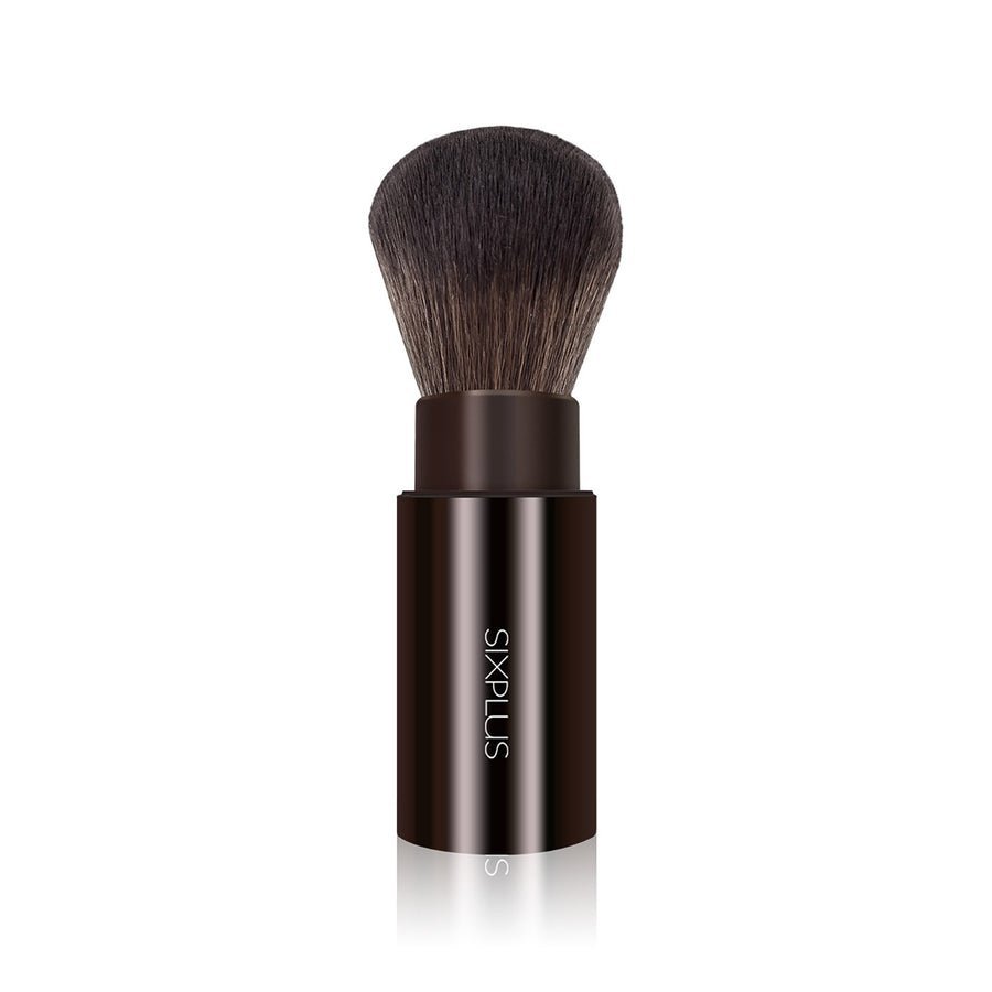 SIXPLUS Portable Retractable Powder, Blush & Foundation Brushes