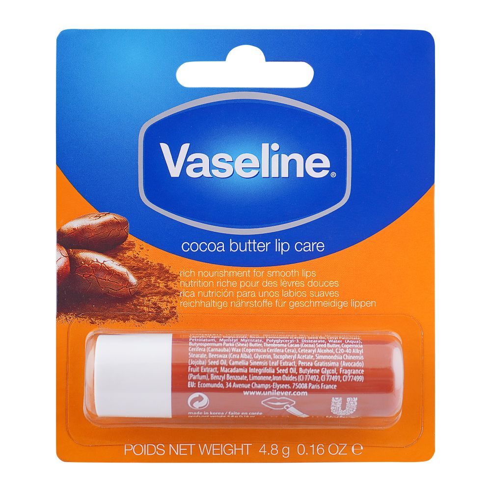 Vaseline Lip Therapy Balm Stick 4.8g – Intense Moisture for Soft, Healthy Lips