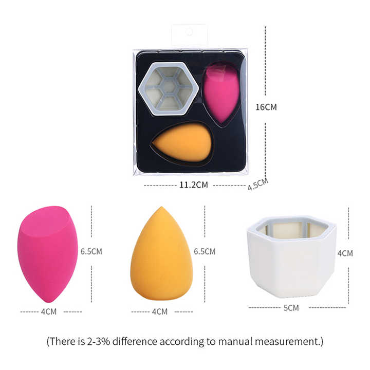 YOUSHA Makeup Sponge Set – Flawless Blending for a Perfect Finish