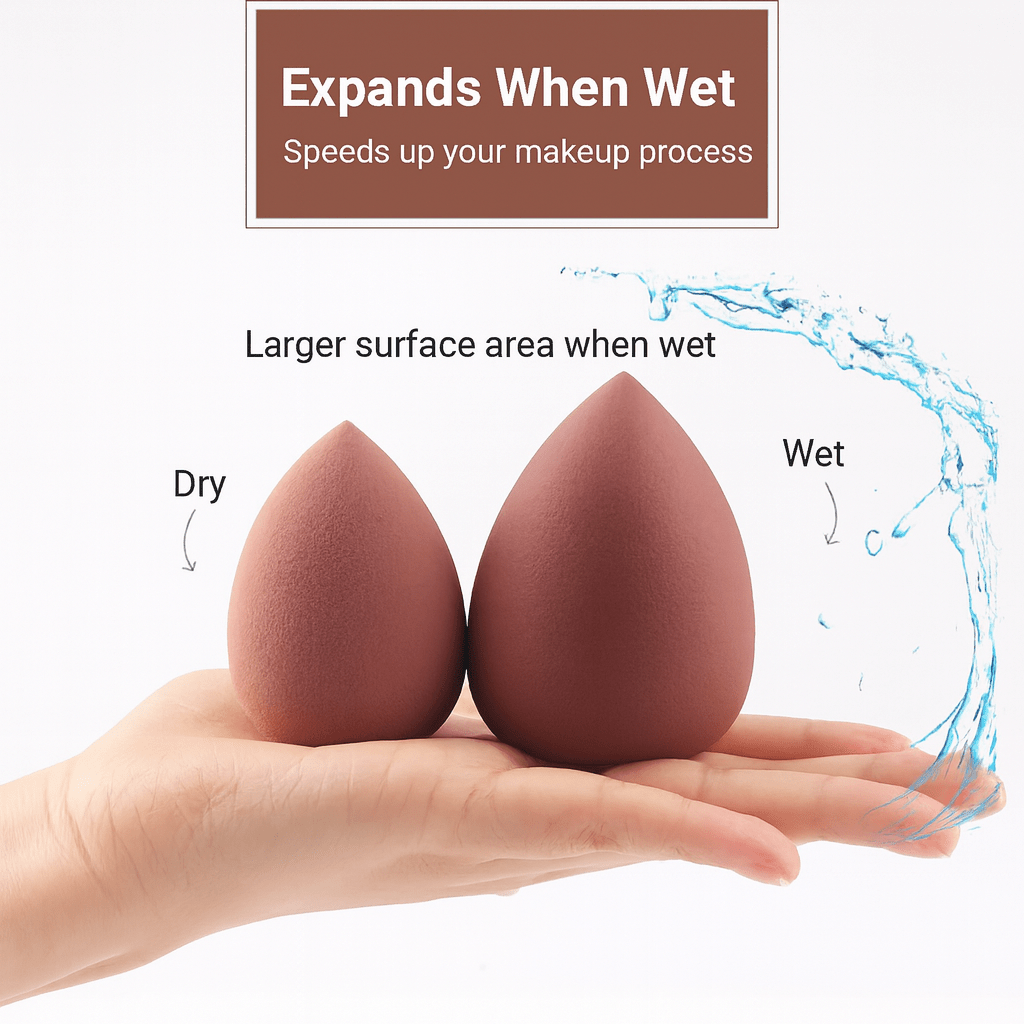 ZOREYA 3-Piece Makeup Sponge Set – Premium Beauty Blenders for Flawless Finish | Lotshop.pk
