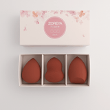 ZOREYA 3-Piece Makeup Sponge Set – Premium Beauty Blenders for Flawless Finish | Lotshop.pk