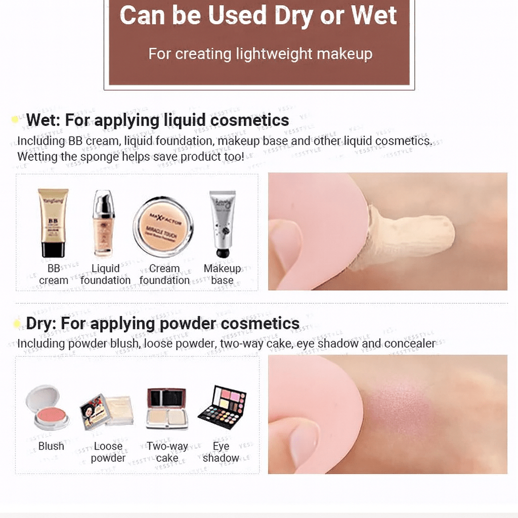 ZOREYA 3-Piece Makeup Sponge Set – Premium Beauty Blenders for Flawless Finish | Lotshop.pk